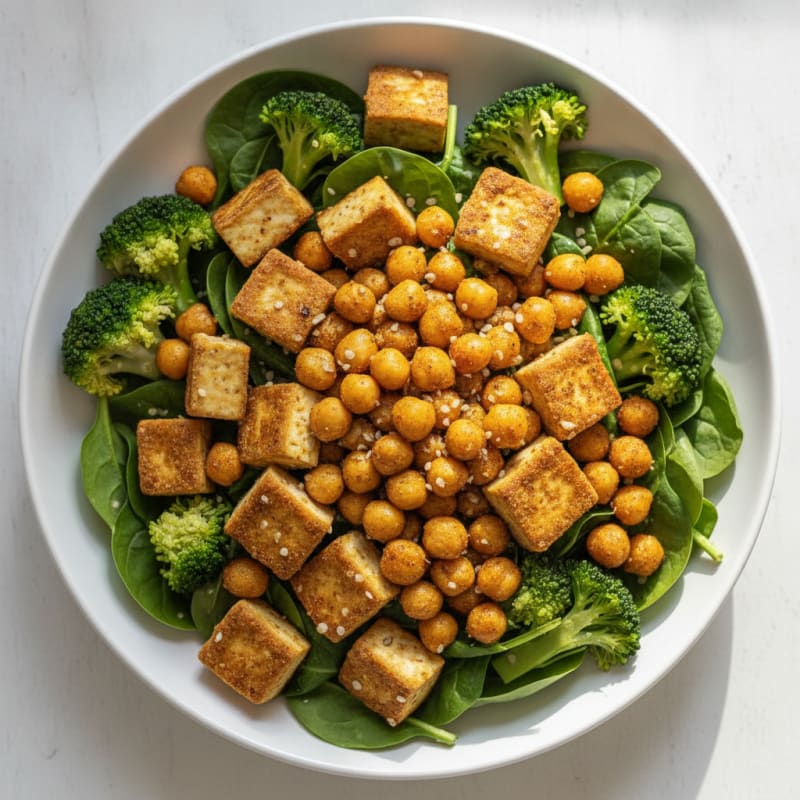 Spiced Chickpea and Vegetable Bowl