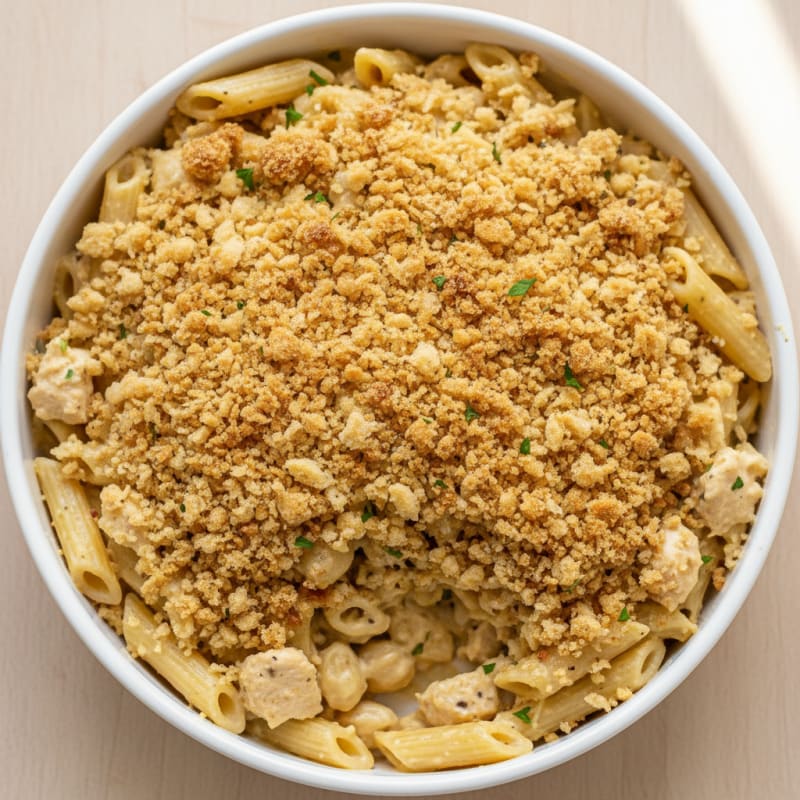 Baked Macaroni and Cheese with Toasted Breadcrumbs
