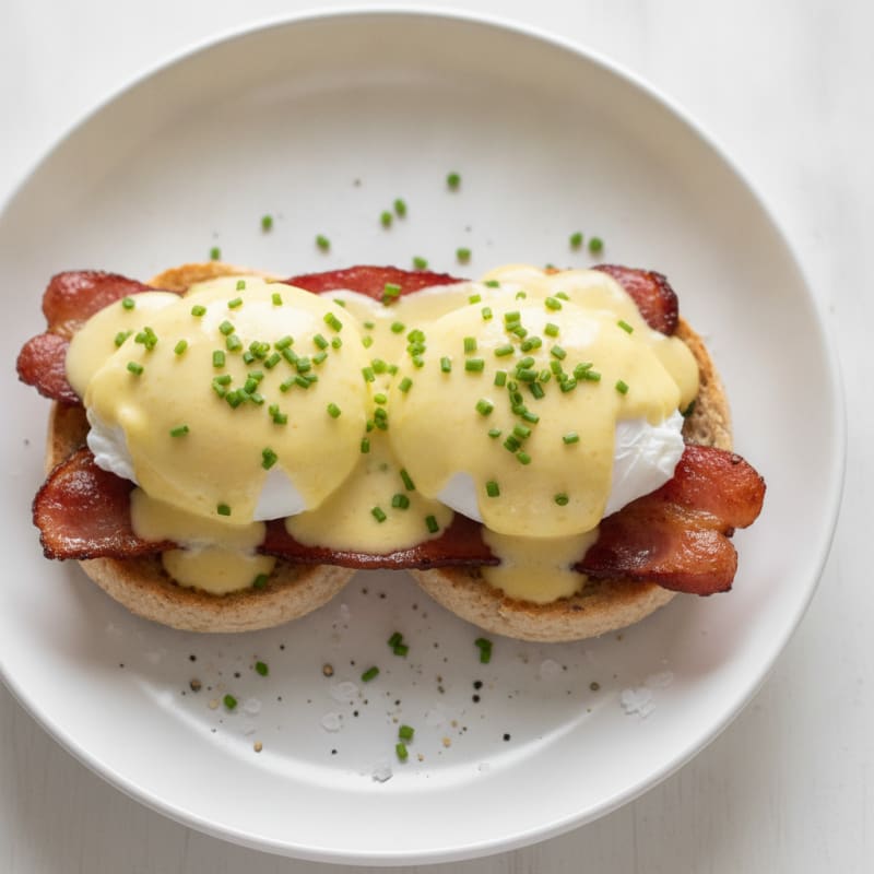 Classic Eggs Benedict with Hollandaise