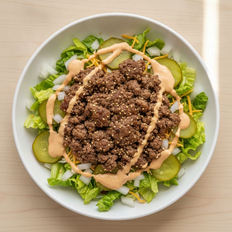 Big Mac Protein Bowl