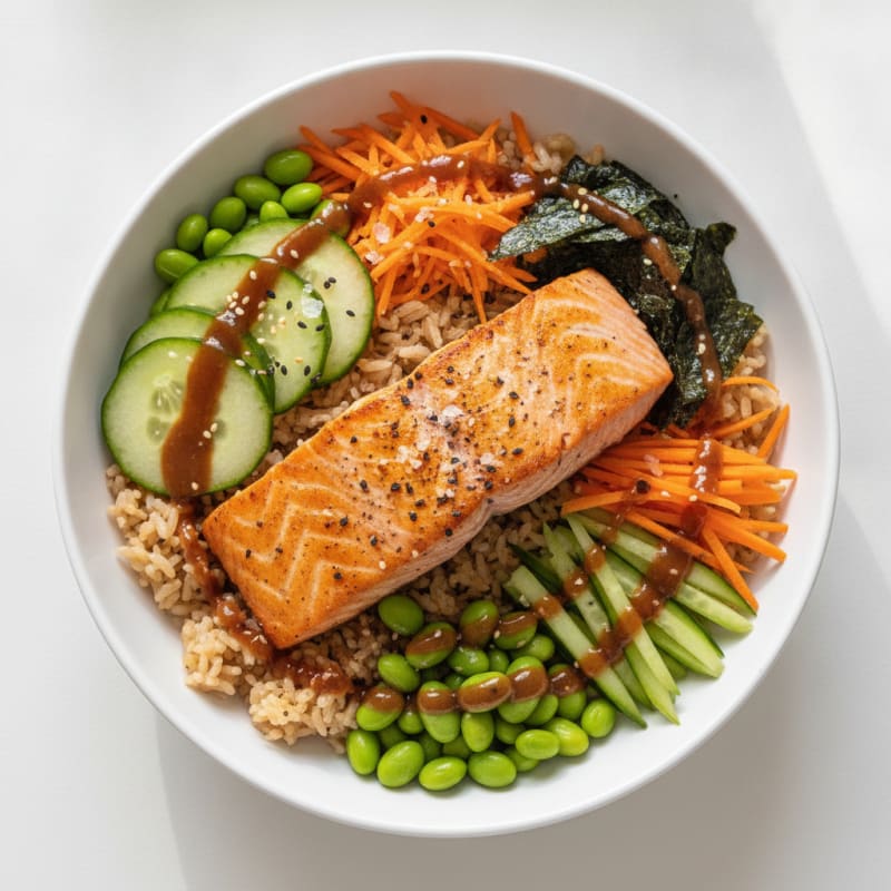 Salmon Sushi Rice Bowl