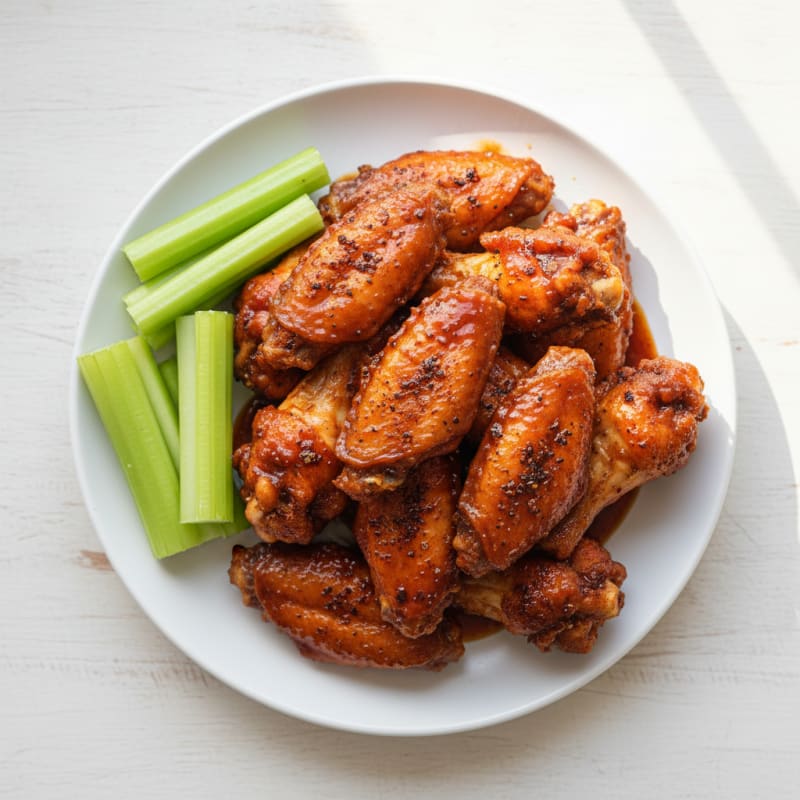 Crispy Smoky BBQ Chicken Wings