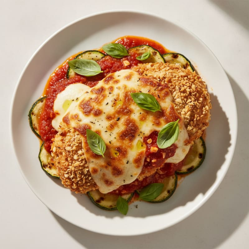 Baked Chicken Parmesan with Marinara