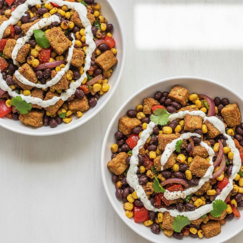Black Bean and Corn Salsa Bowls