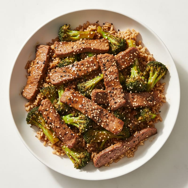 Sesame Beef and Broccoli Stir-Fry