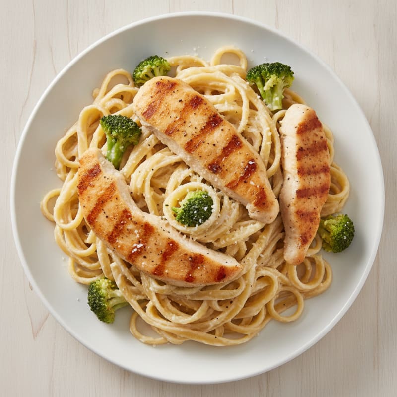 Chicken Alfredo Fettuccine Pasta