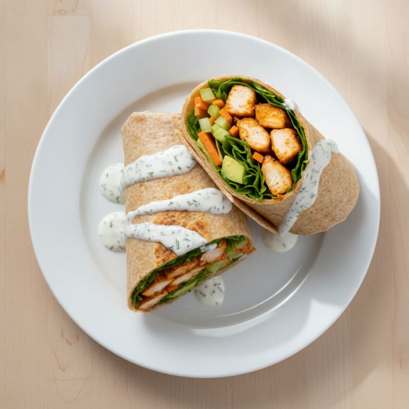 Buffalo Ranch Chicken Wrap