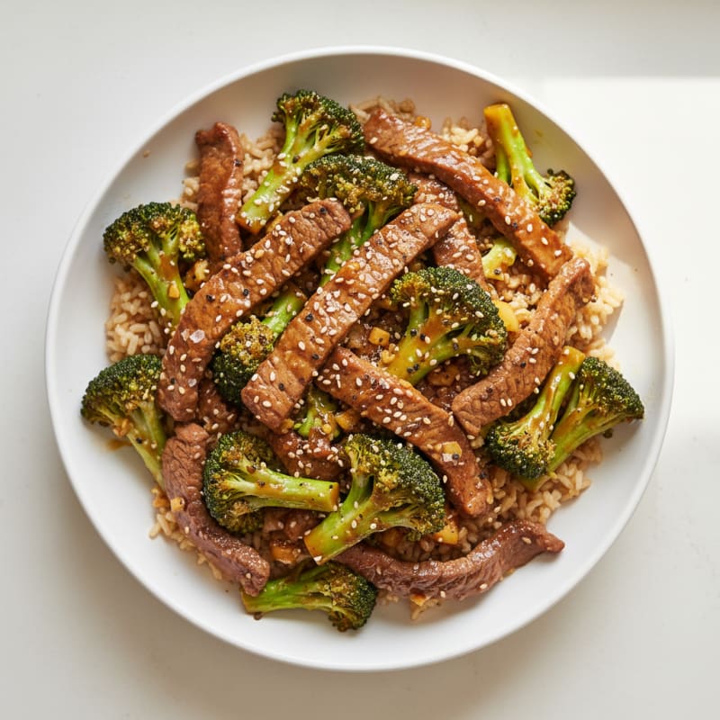Sesame Beef and Broccoli Stir-Fry