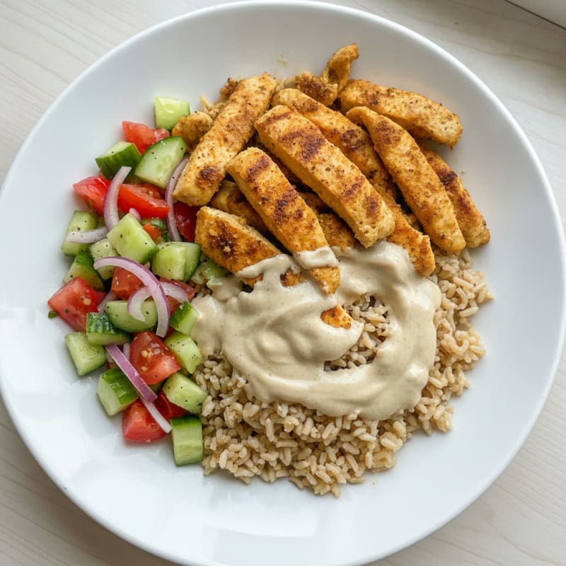 Chicken Shawarma Rice Bowl