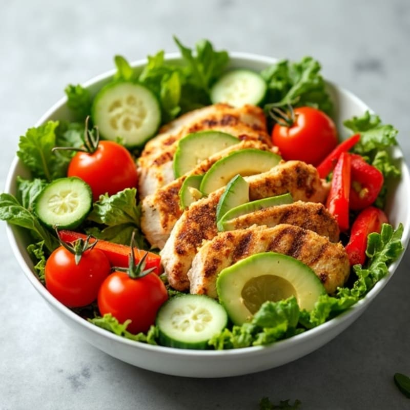 Crisp Avocado Salad Bowl