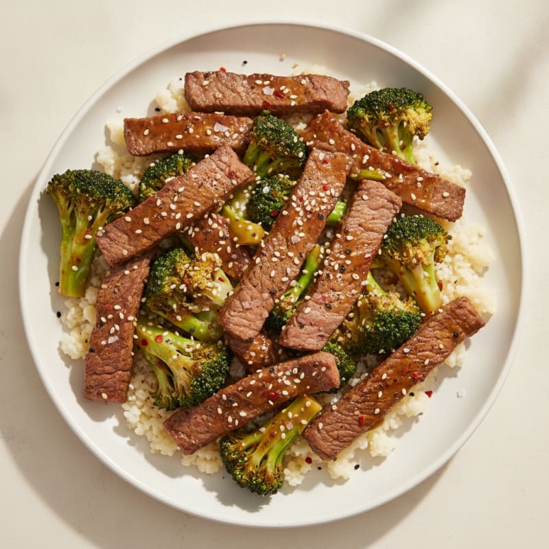 Sesame Beef & Broccoli Stir-Fry