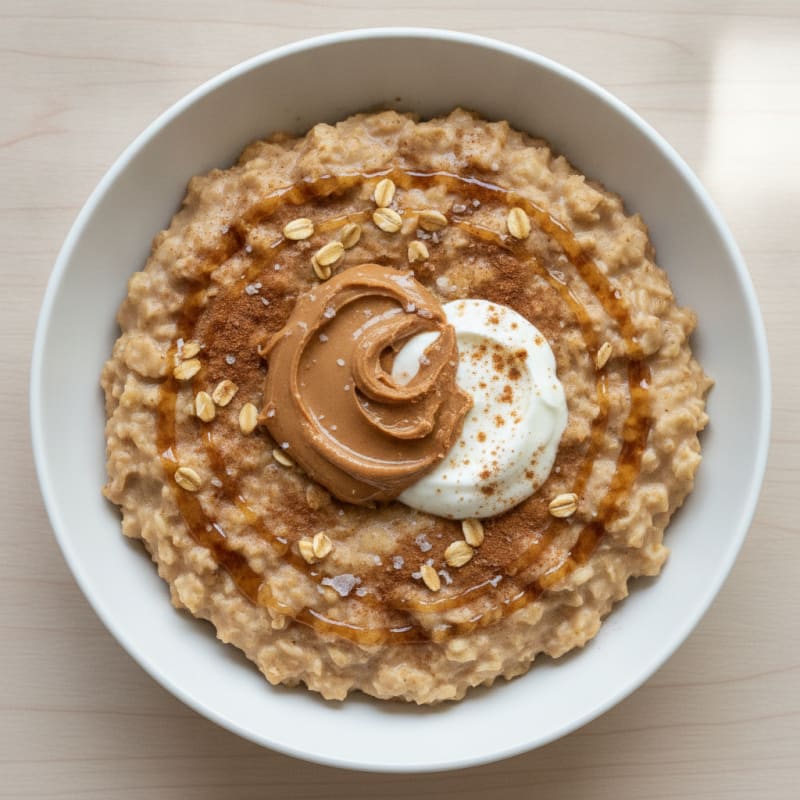 Peanut Butter Ginger Oatmeal