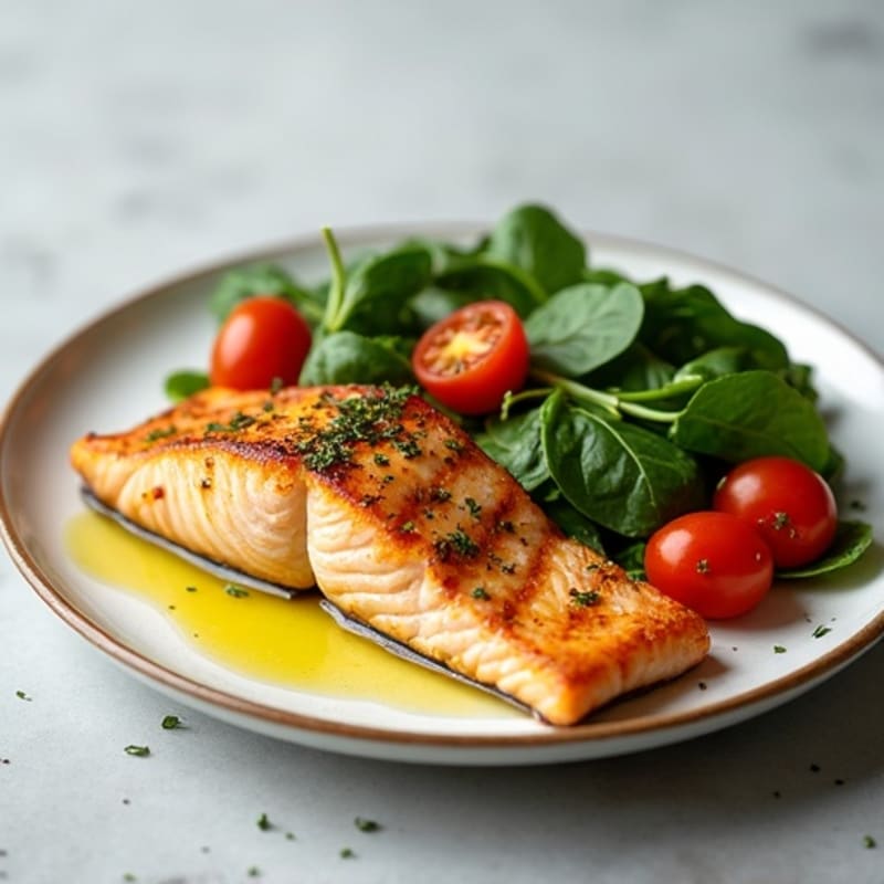 Flaky Lemon Herb Grilled Salmon