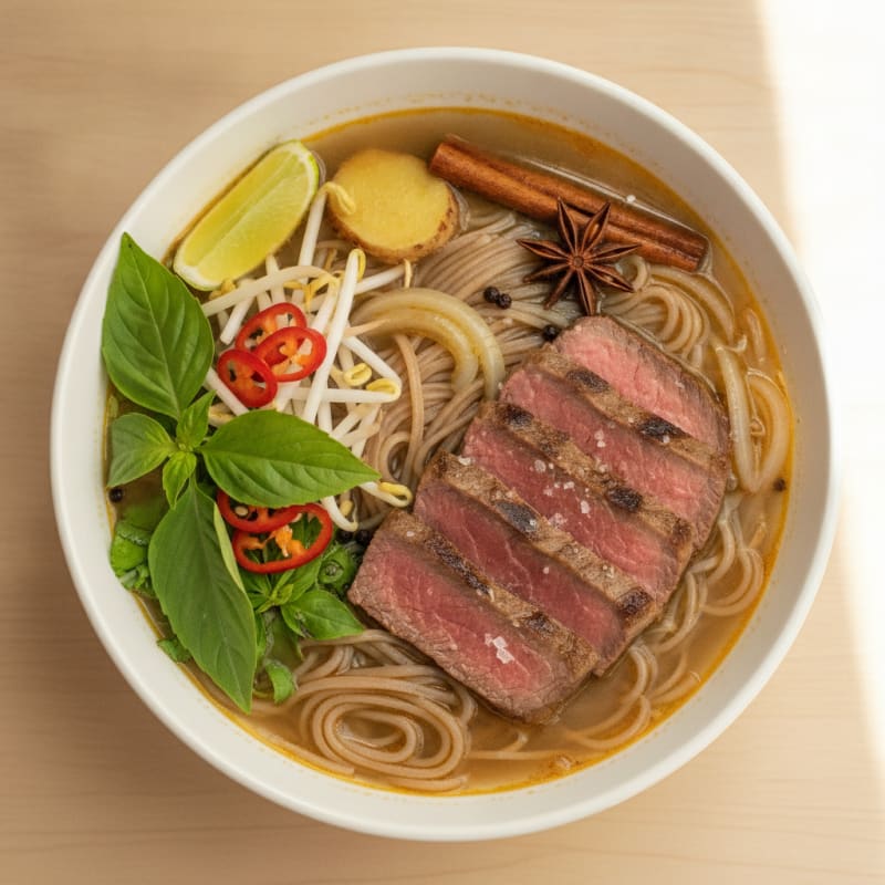 Vietnamese Beef Noodle Soup (Pho)