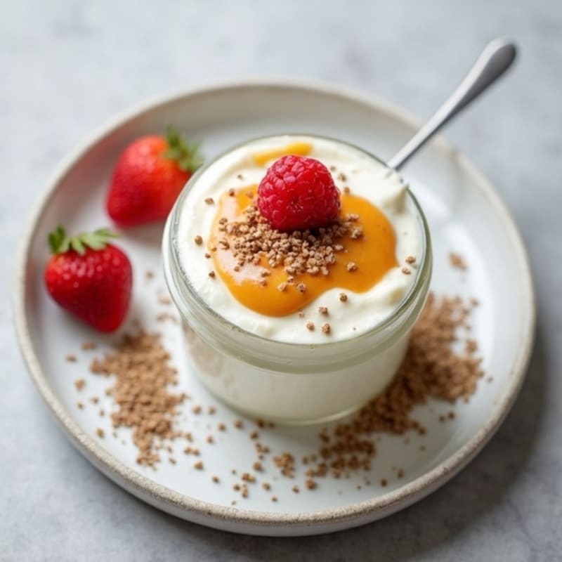 Creamy Greek Yogurt Protein Mousse with Collagen Peptides