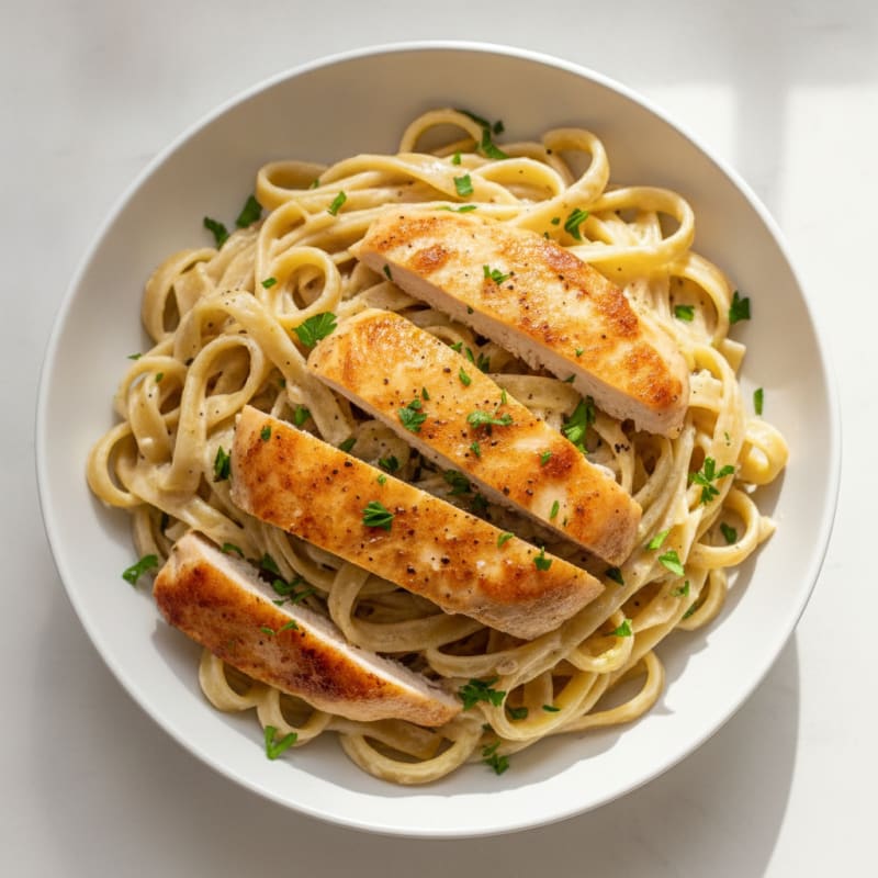 Chicken Alfredo Fettuccine Pasta