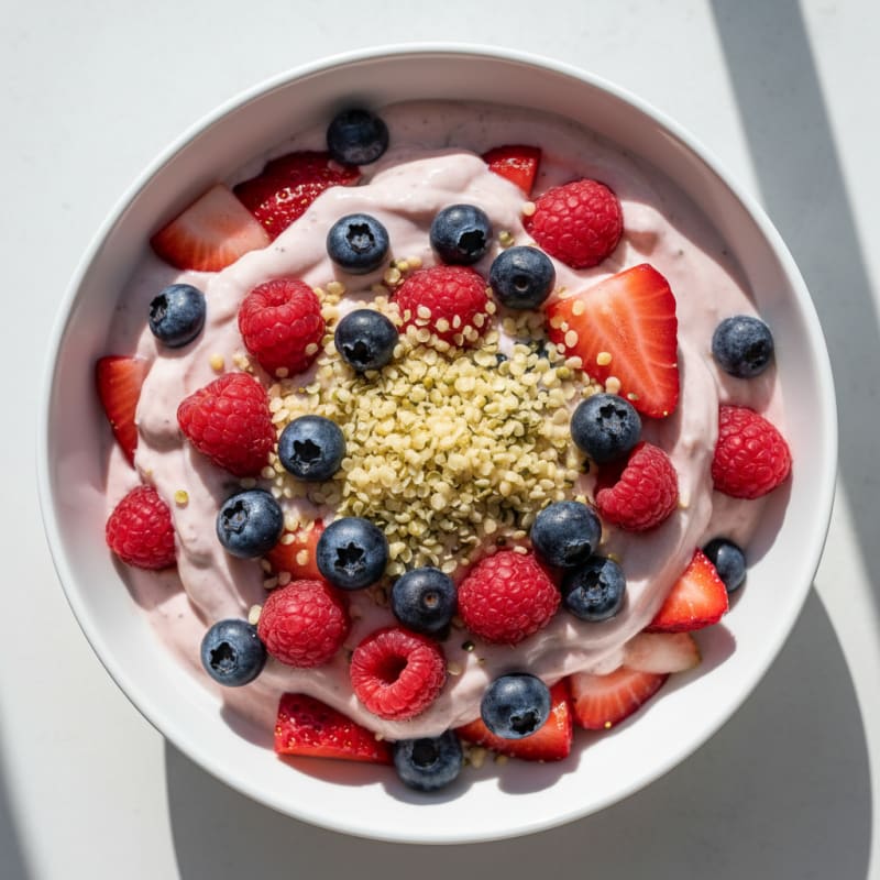 Creamy Greek Yogurt Protein Parfait with Mixed Berries