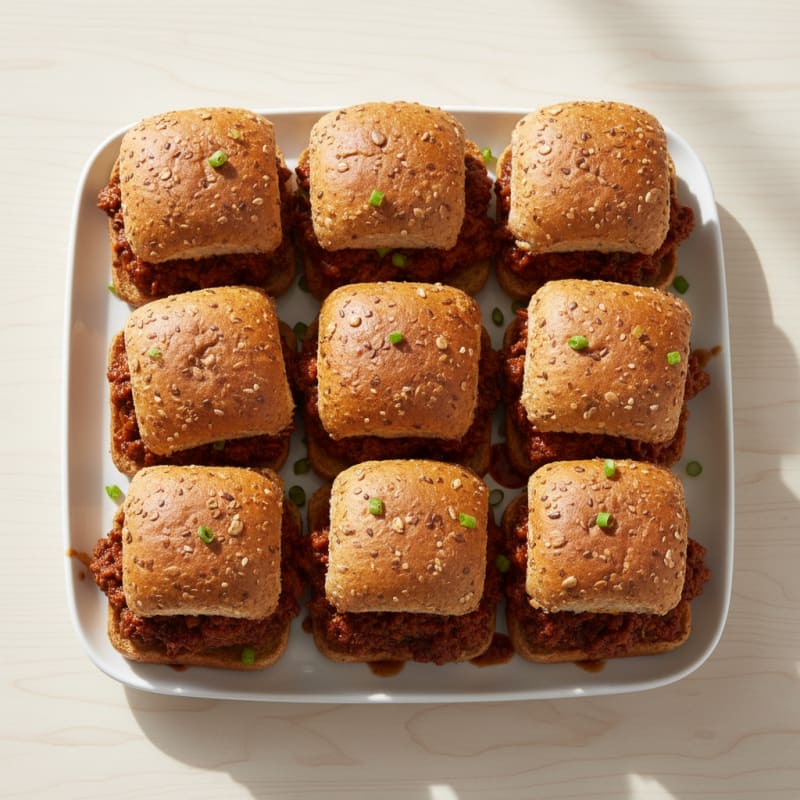 Smoky BBQ Beef Sloppy Joe Sliders