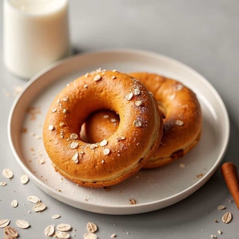 Protein-Packed Baked Maple Cinnamon Breakfast Rings