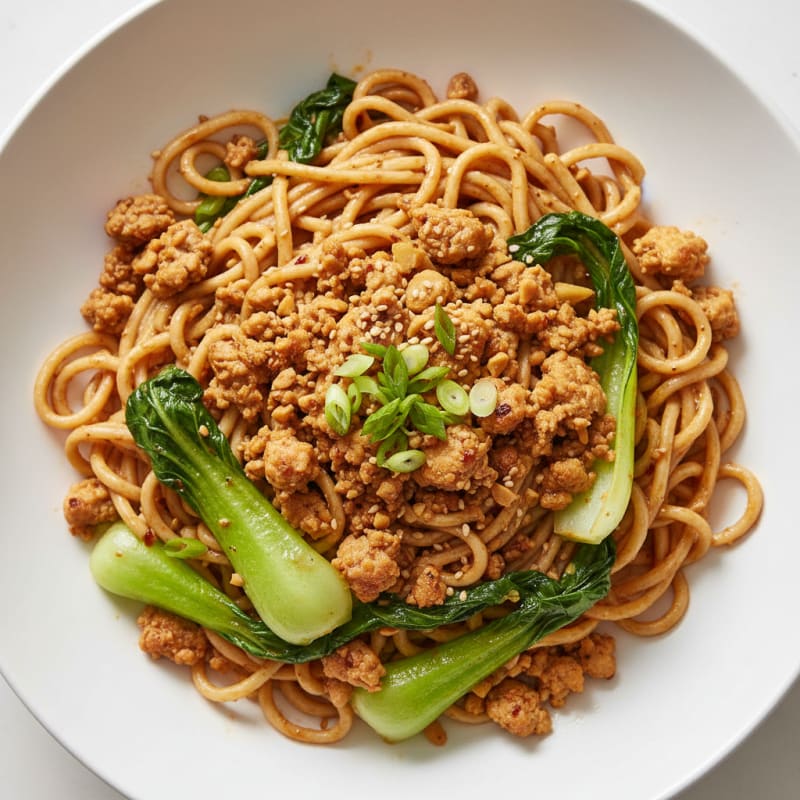 Sichuan Dan Dan Noodles with Chili Oil