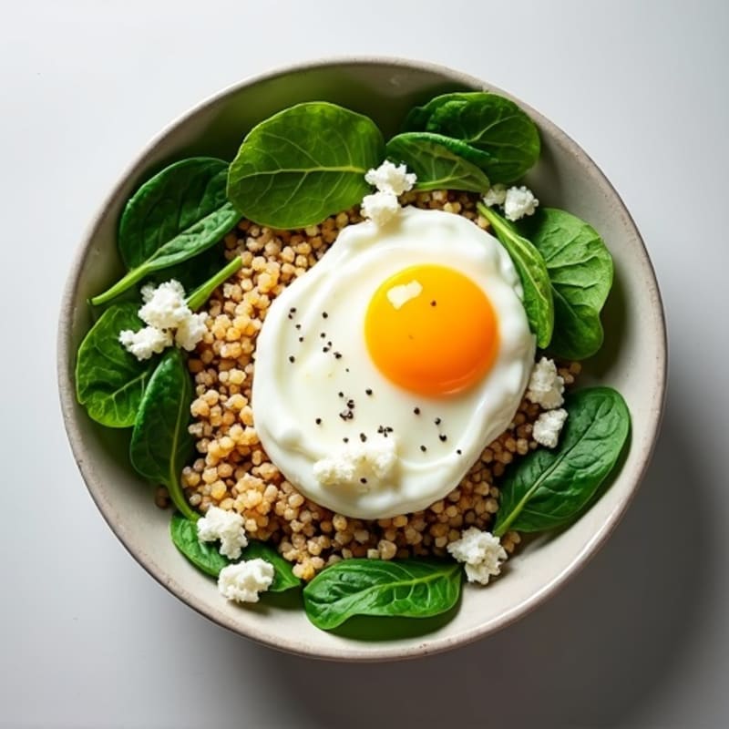 Protein-Packed Spinach and Egg White Breakfast Bowl
