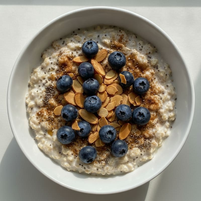 Overnight Oats with Berries and Nuts
