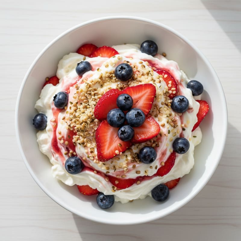 Creamy Greek Yogurt Protein Parfait with Berries