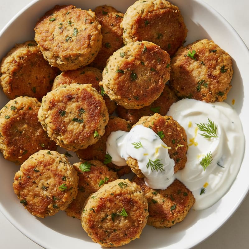 Zesty Turkey and Herb Protein Bites