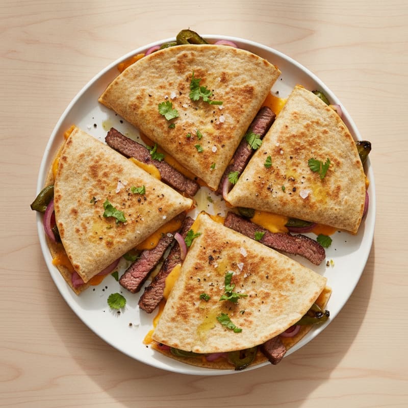 Steak and Poblano Quesadillas