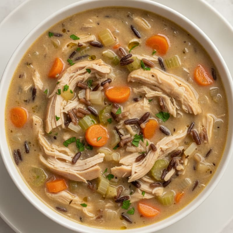 Hearty Chicken and Wild Rice Soup