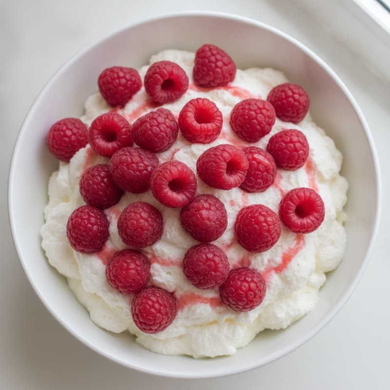 Silky Greek Yogurt Protein Mousse with Berries