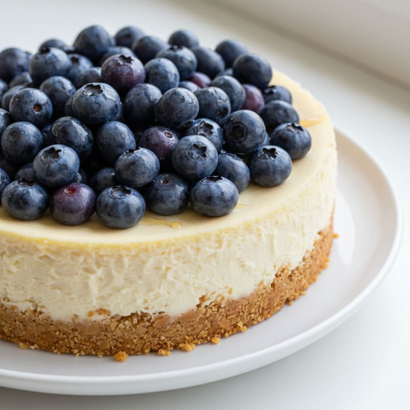 Creamy Greek Yogurt Protein Cheesecake
