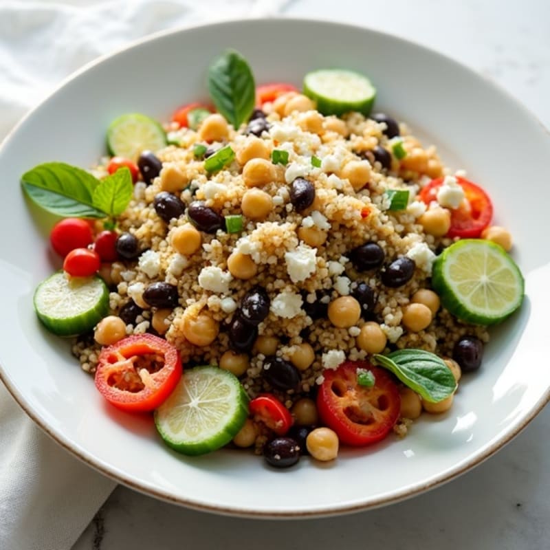 Fresh Quinoa and Black Bean Salad