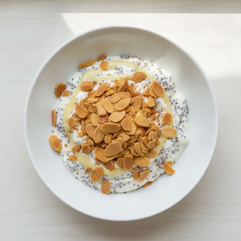 High-Protein Vanilla Chia Seed Parfait