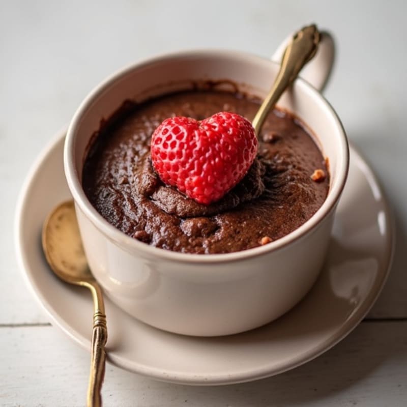 Healthy Chocolate Protein Mug Cake