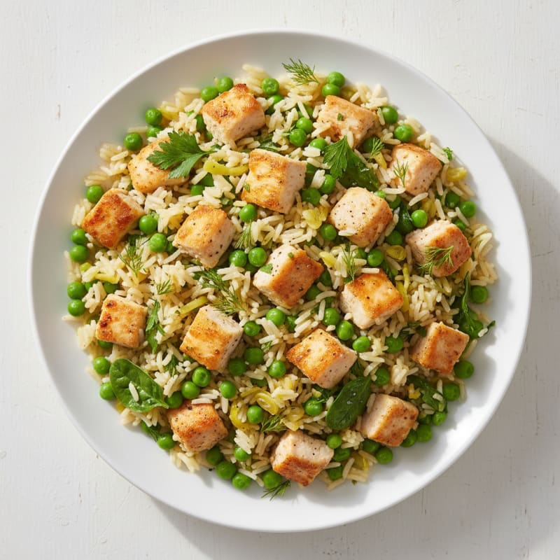 Zesty Lemon Herb Rice Pilaf