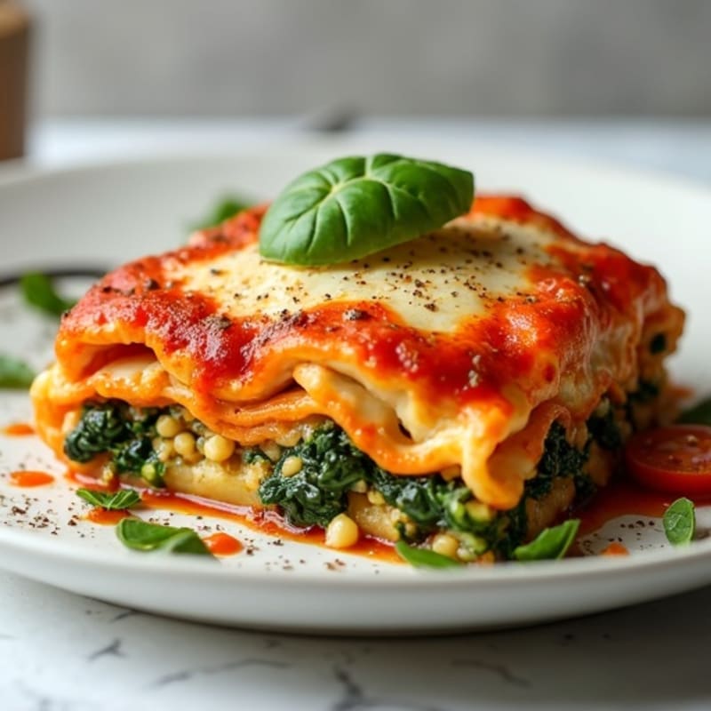 Lean Ground Turkey Lasagna Skillet with Creamy Ricotta and Zucchini