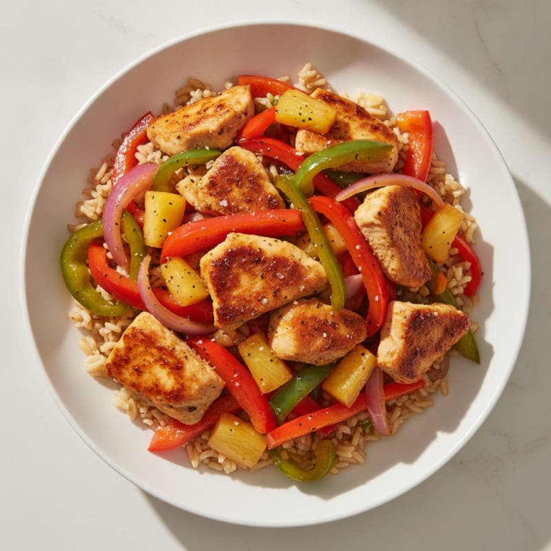 Sweet and Sour Chicken Stir-Fry