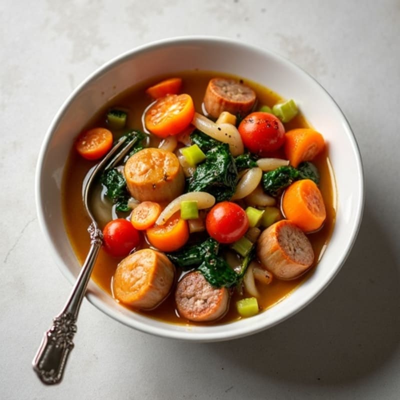 Hearty Chicken and Sausage Vegetable Stew