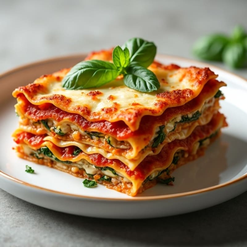 Healthy Layered Veggie Lasagna