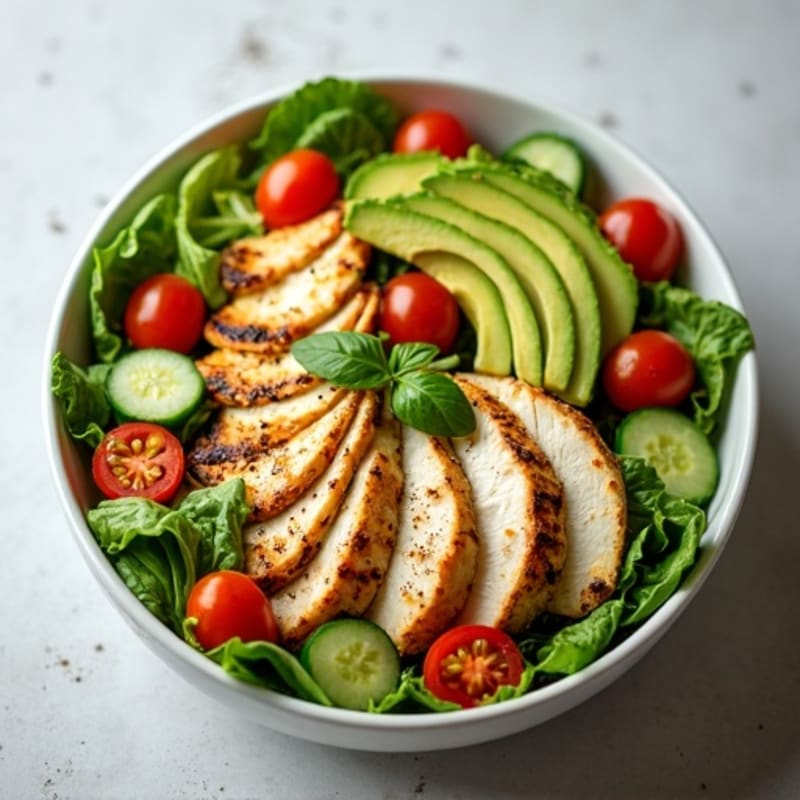 Crisp Avocado Salad Bowl