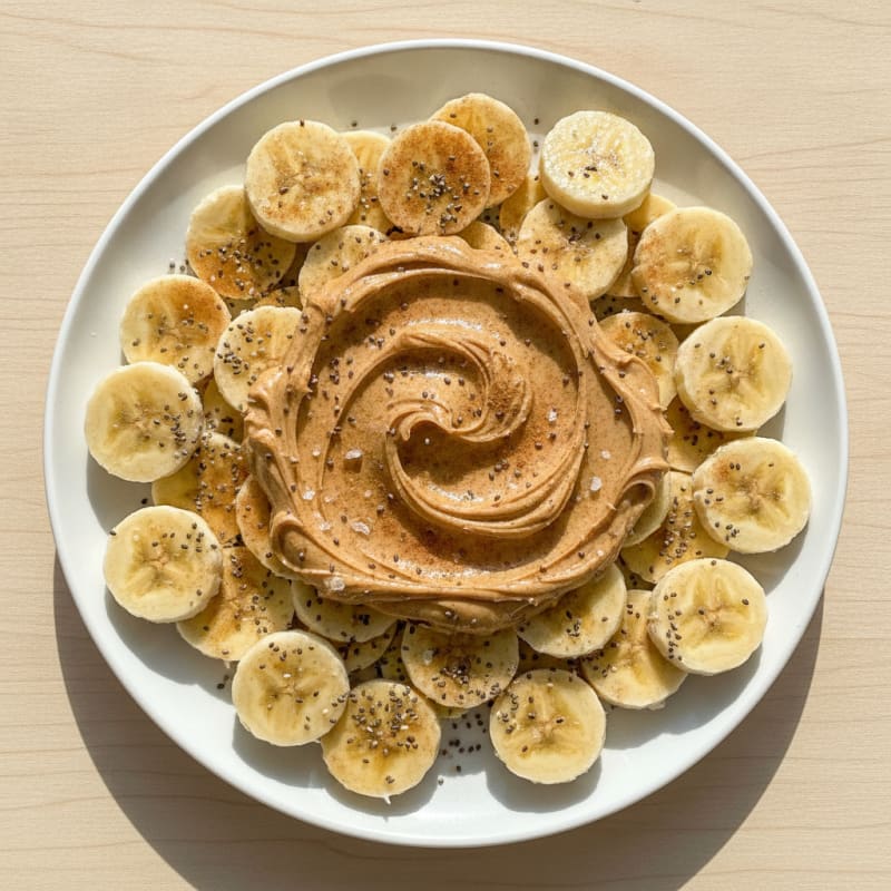 Almond Butter Banana Bites
