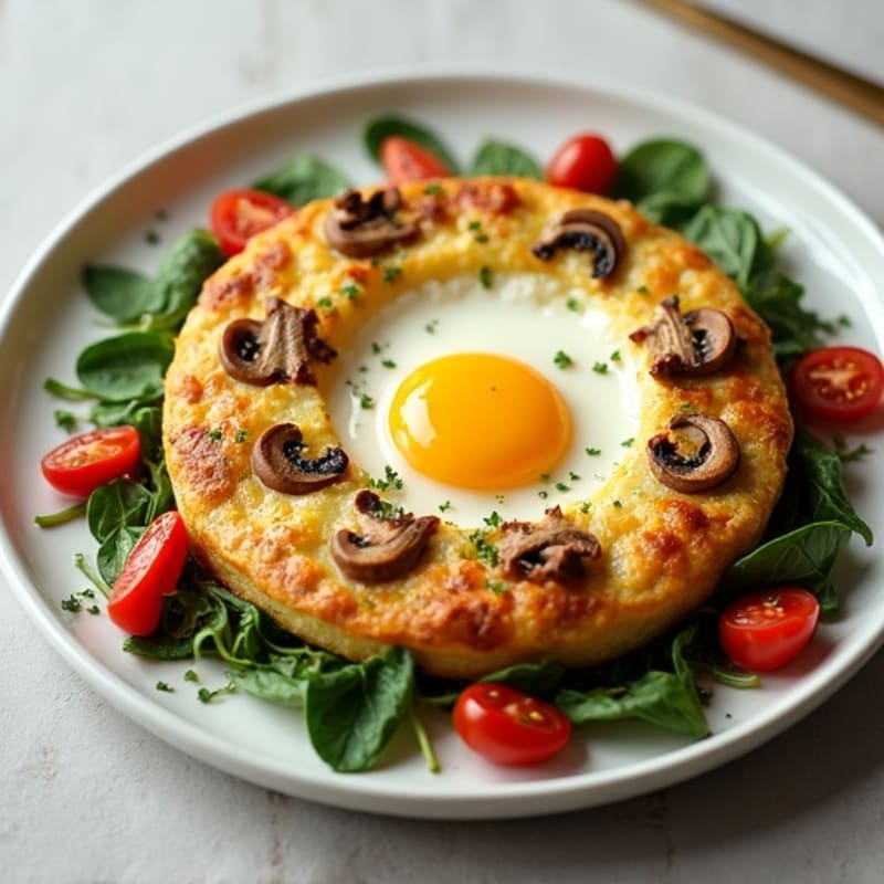 Fluffy Baked Egg and Fresh Veggie Frittata
