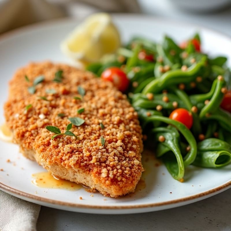 Crispy Oven-Baked Almond-Crusted Chicken