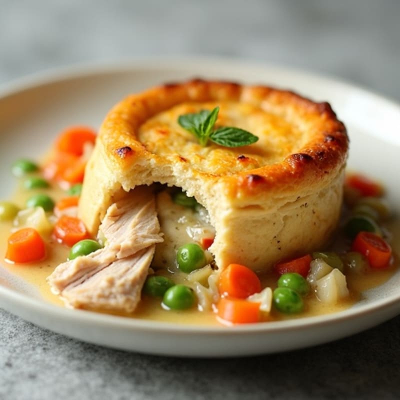 Creamy Herb-Roasted Turkey Pot Pie