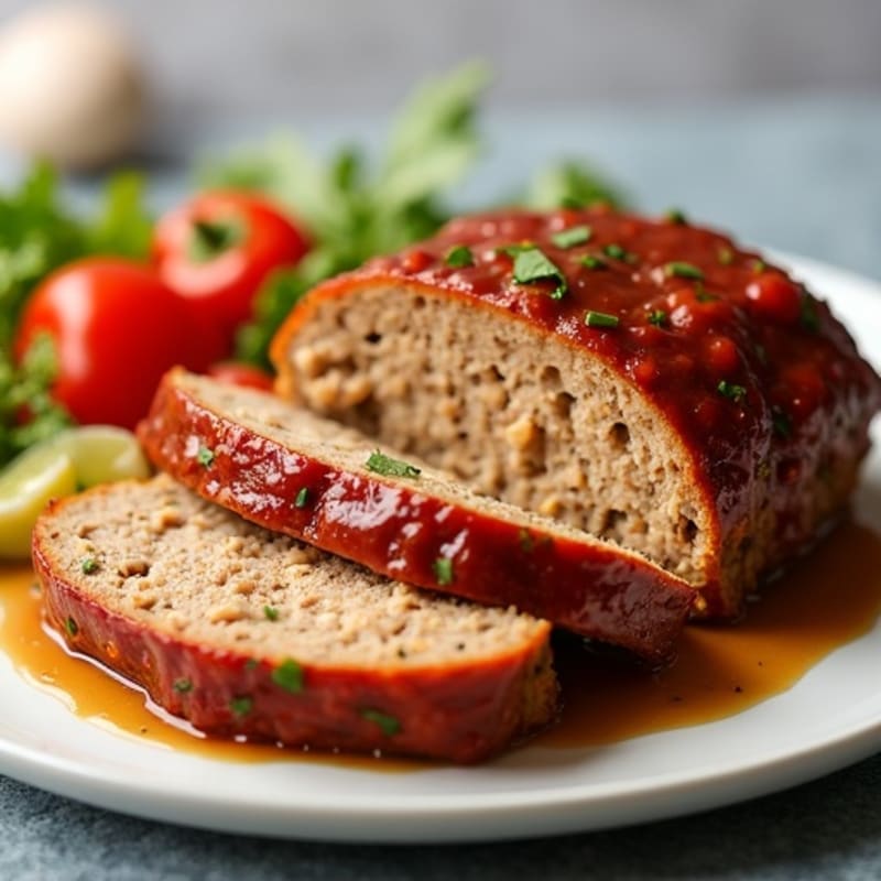 Healthy Lean Meatloaf with Savory Gravy