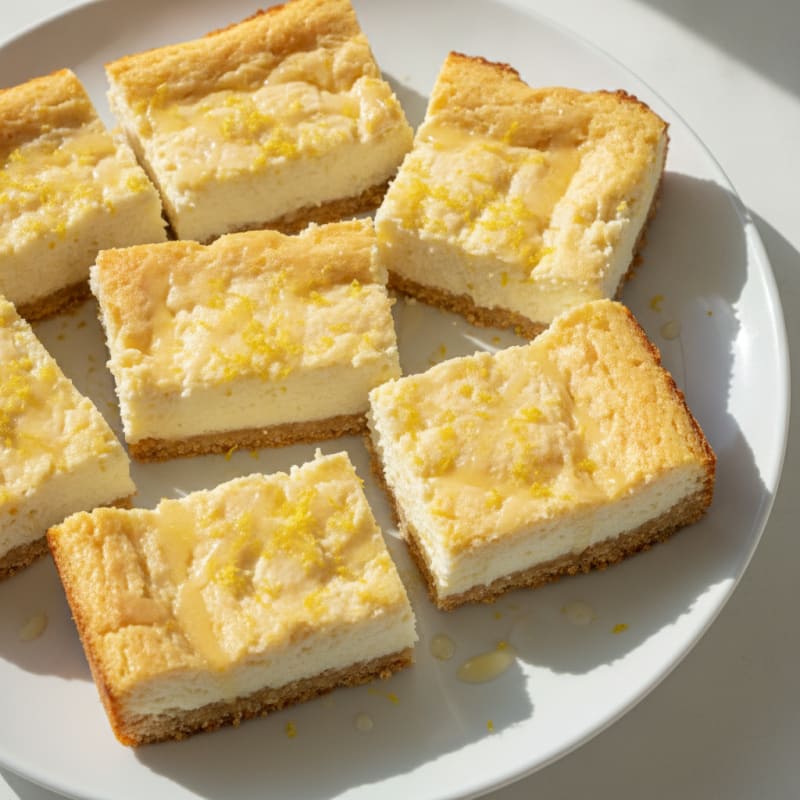 Greek Yogurt Protein Cheesecake Bars