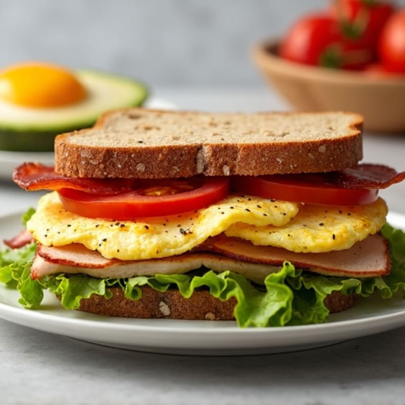 Crispy Turkey Bacon and Avocado Whole Grain BLT