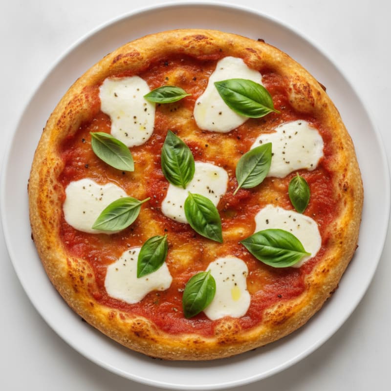 Classic Margherita Pizza with Fresh Basil