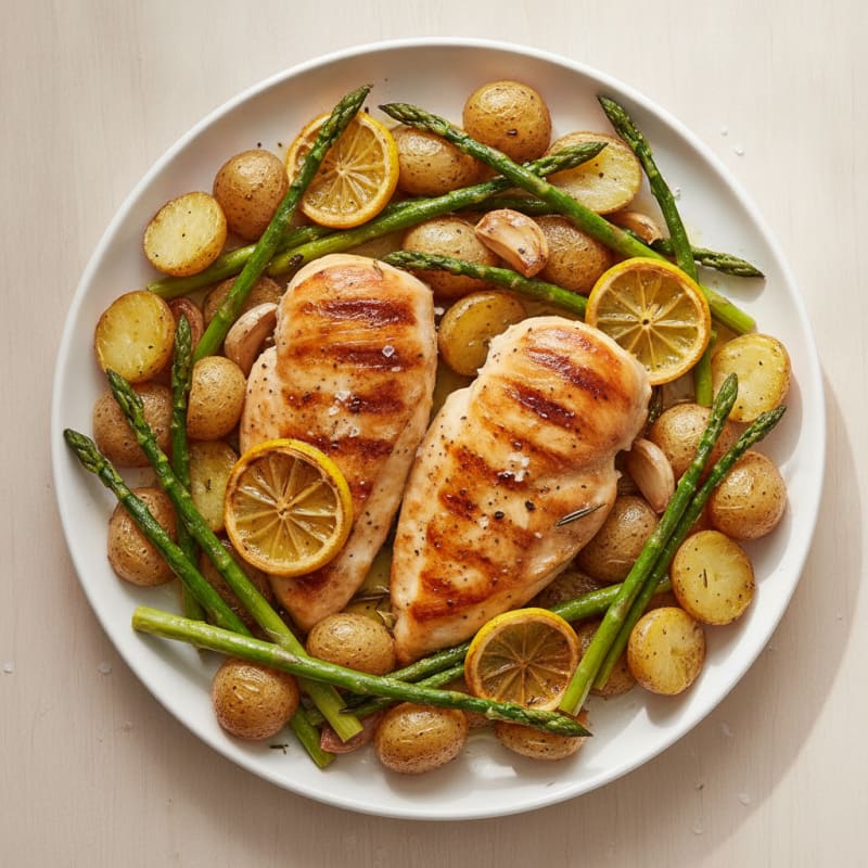 Sheet Pan Lemon Herb Chicken